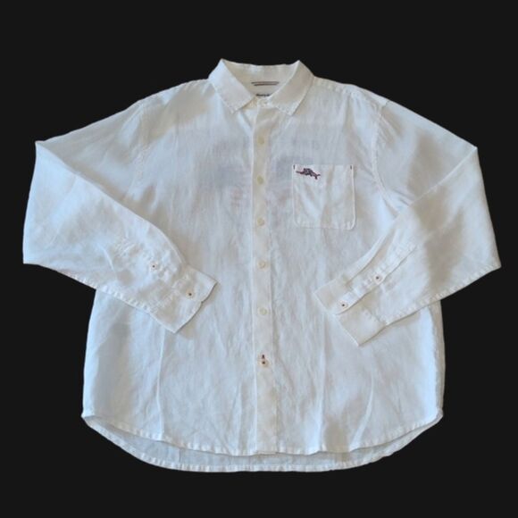 Tommy Bahama Americana Palms Linen Shirt - Picture 5 of 14